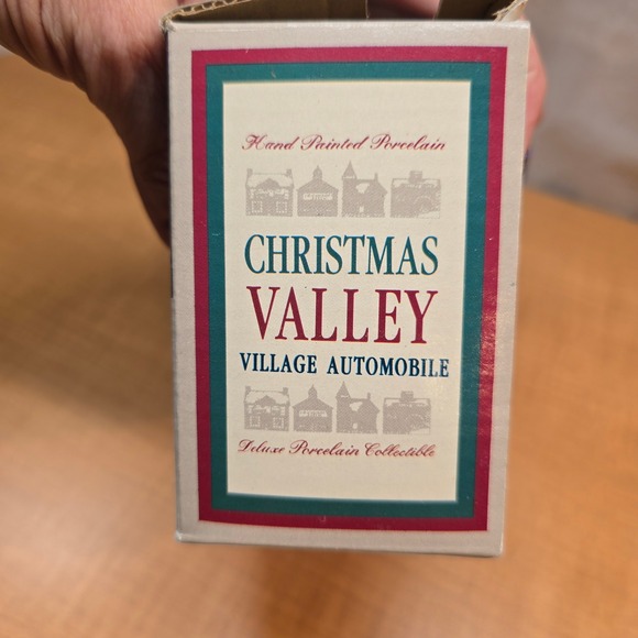 Vintage 1993 Christmas Valley Village Merryville‎ Public School Bus Hand-Painted - Picture 11 of 11